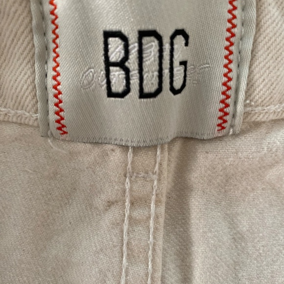 BDG High Rise Wide Leg Cream Jeans - Picture 3 of 3